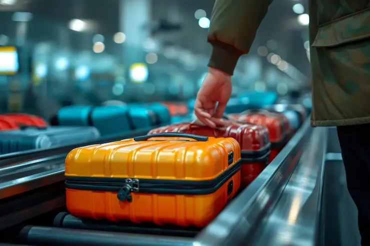 what happens to my luggage if i miss my flight