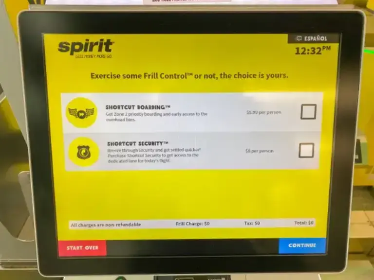 shortcuts to boarding on spirit airlines